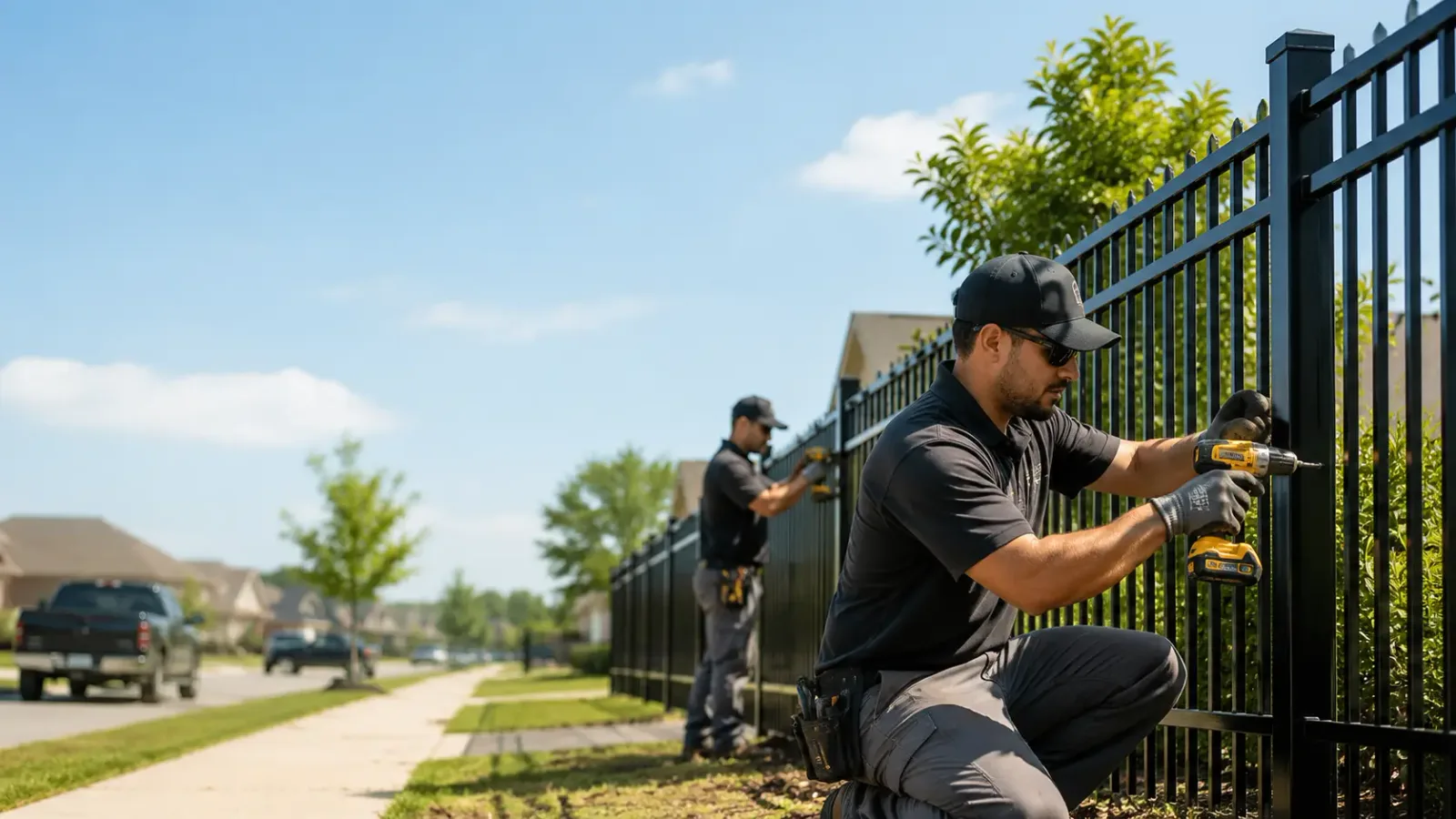 Metal Fence Installation in Poughkeepsie, AR